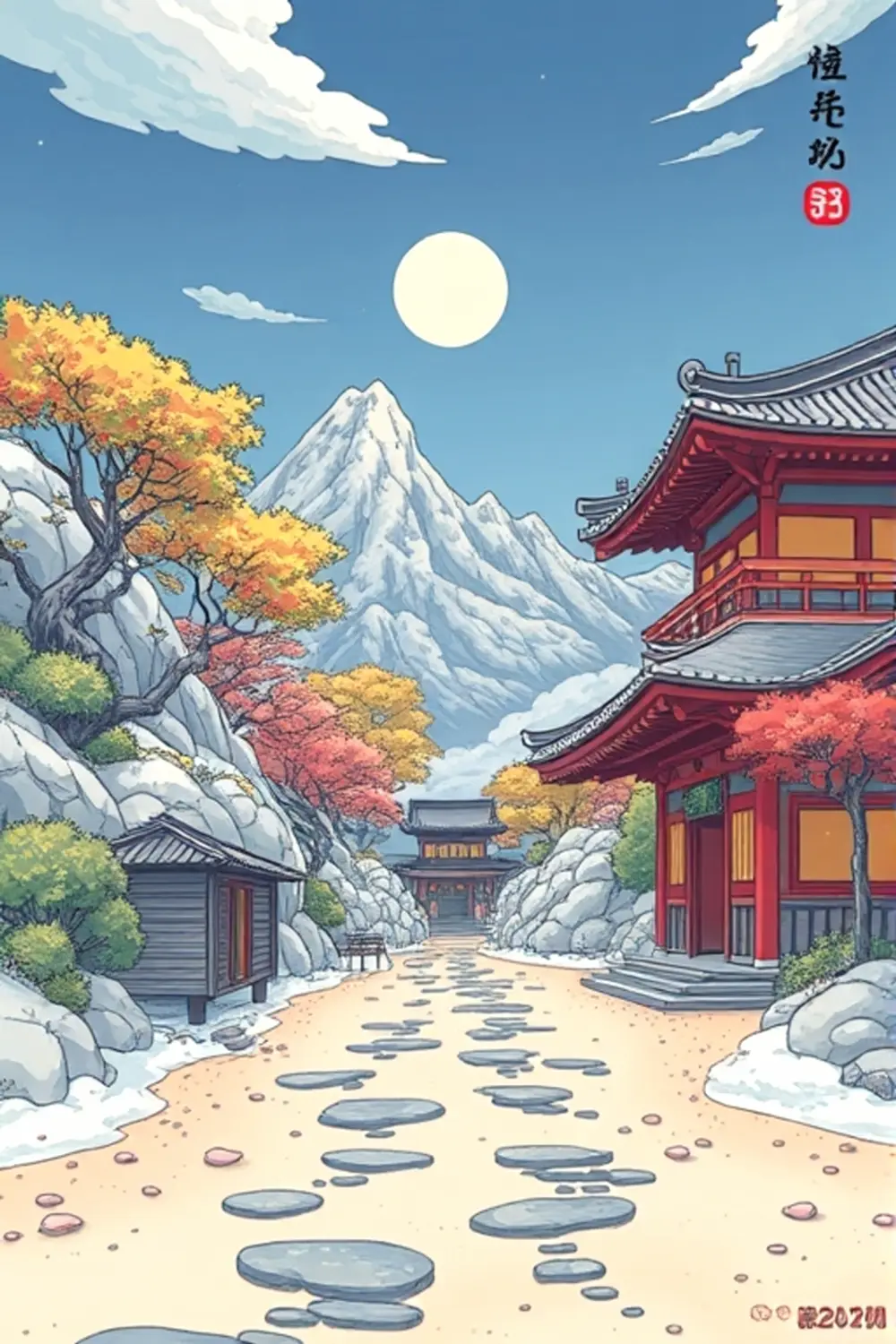 幻想的な森の風景 - ai prompt image generator output target