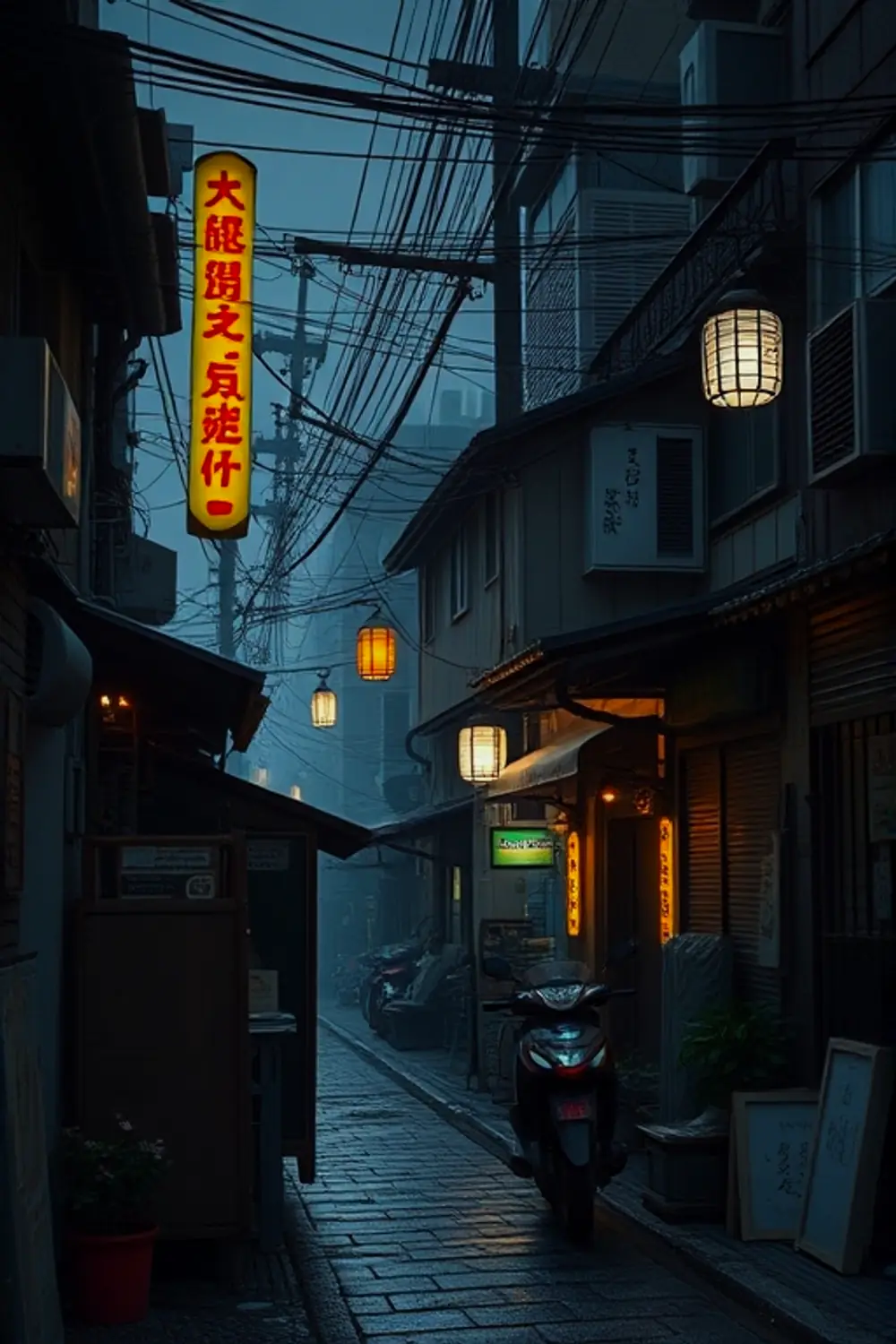 シネマティックサイバーパンクポートレート - ai prompt image generator output target