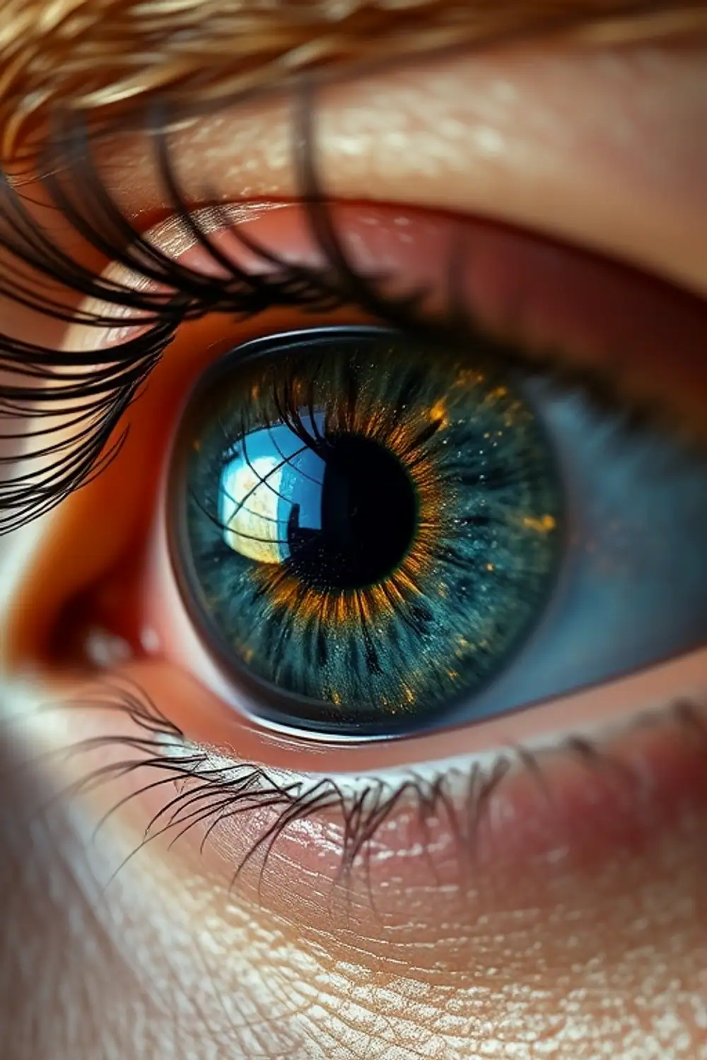 Œil Hyper-Réaliste - ai prompt image generator output target