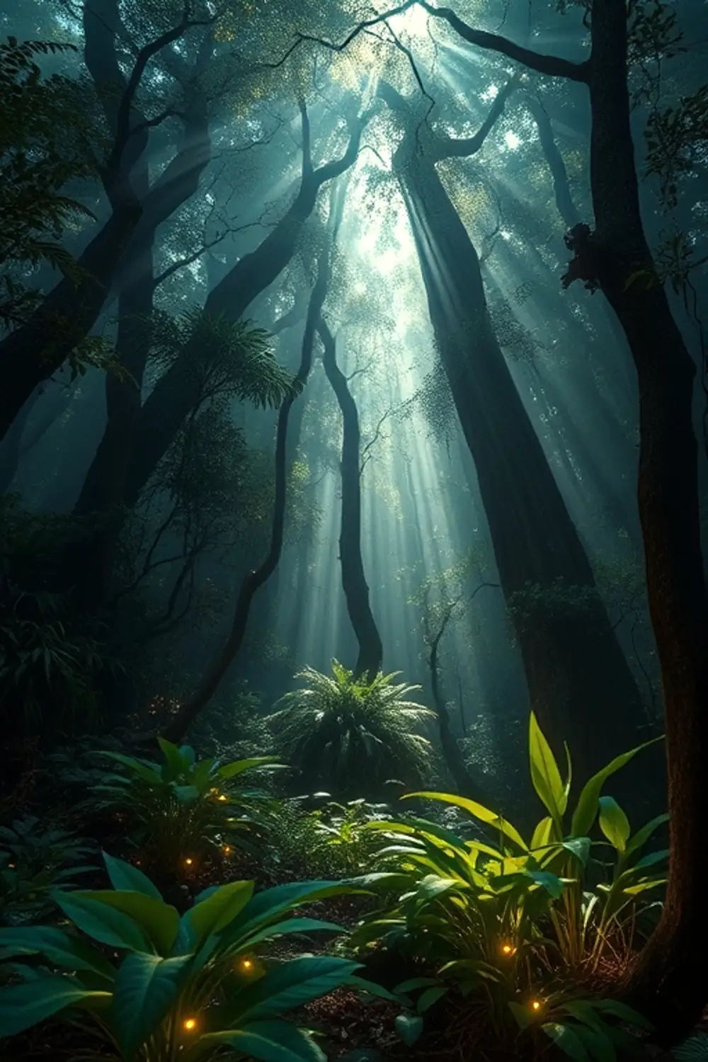 Ethereal Forest Scenic - ai prompt image generator output target