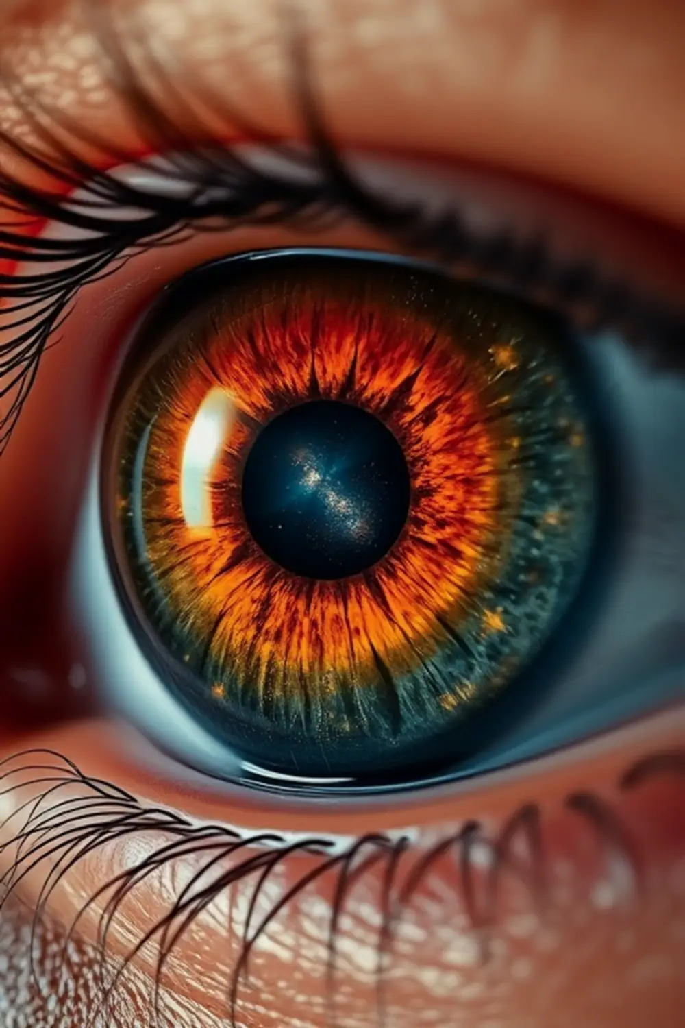 Hyper-Realistic Eye - ai prompt image generator output target