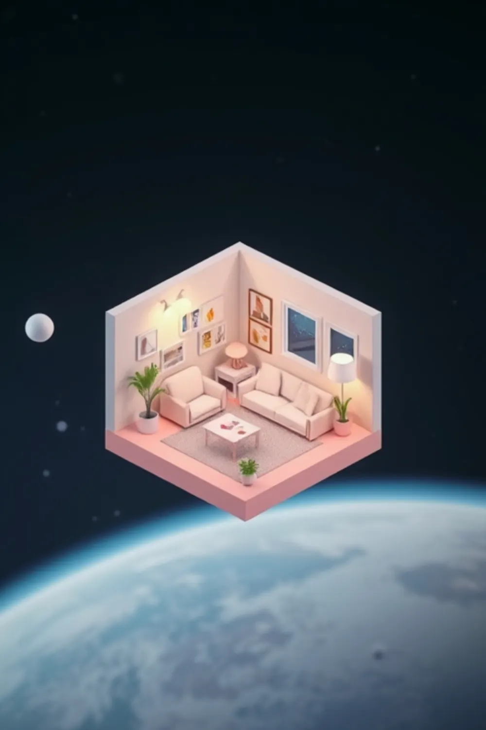 Isometric Micro World - ai prompt image generator output target
