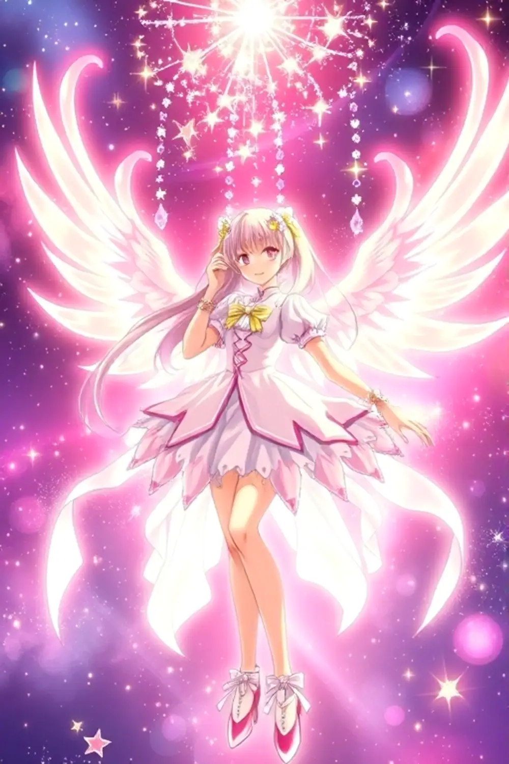 Magical Girl Scene - ai prompt image generator output target