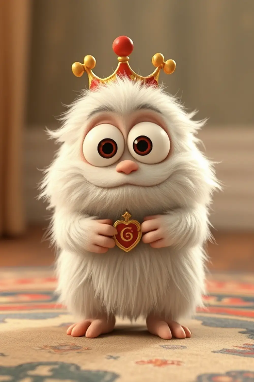 Personnage 3D Fluffy - ai prompt image generator output target