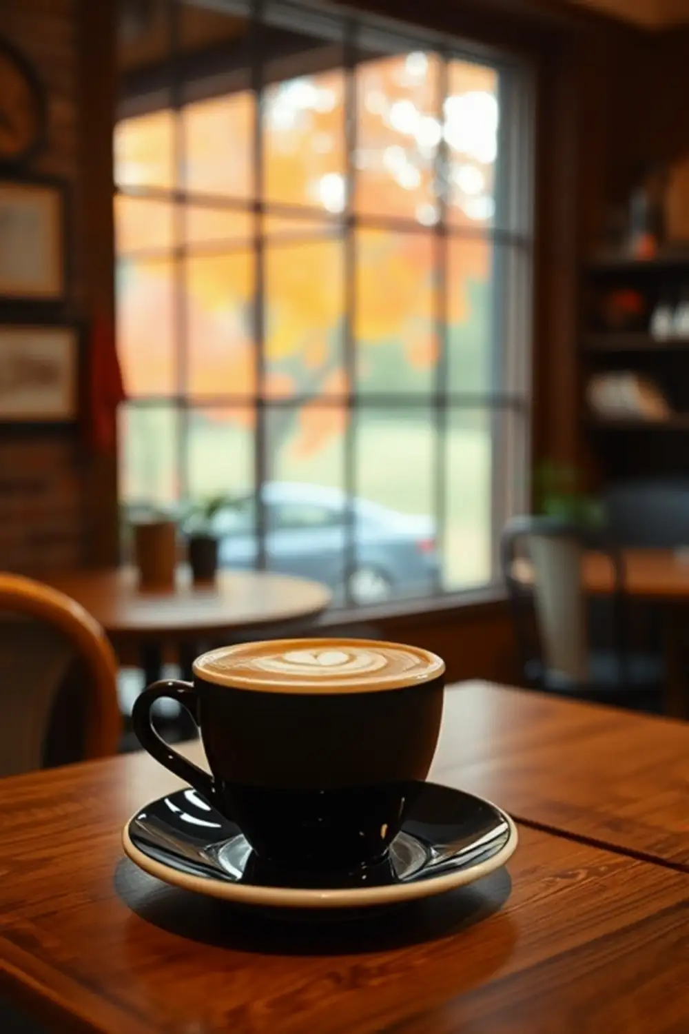 Rustic Coffee Shop - ai prompt image generator output target