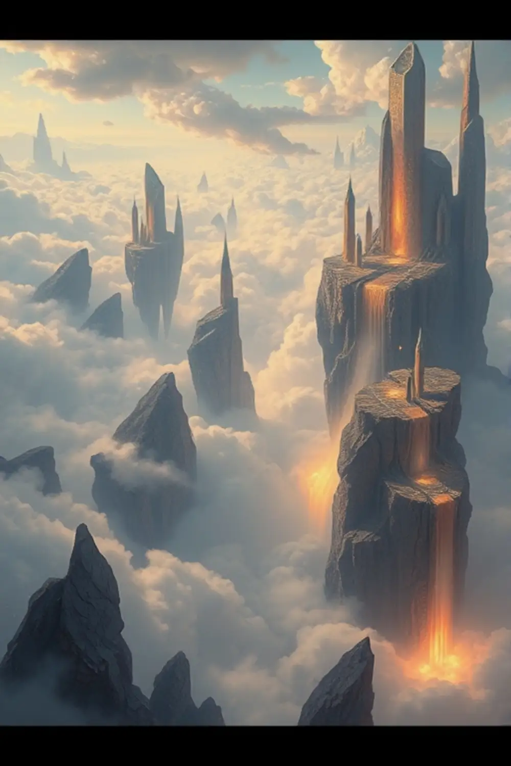 Surreal Floating Islands - ai prompt image generator output target