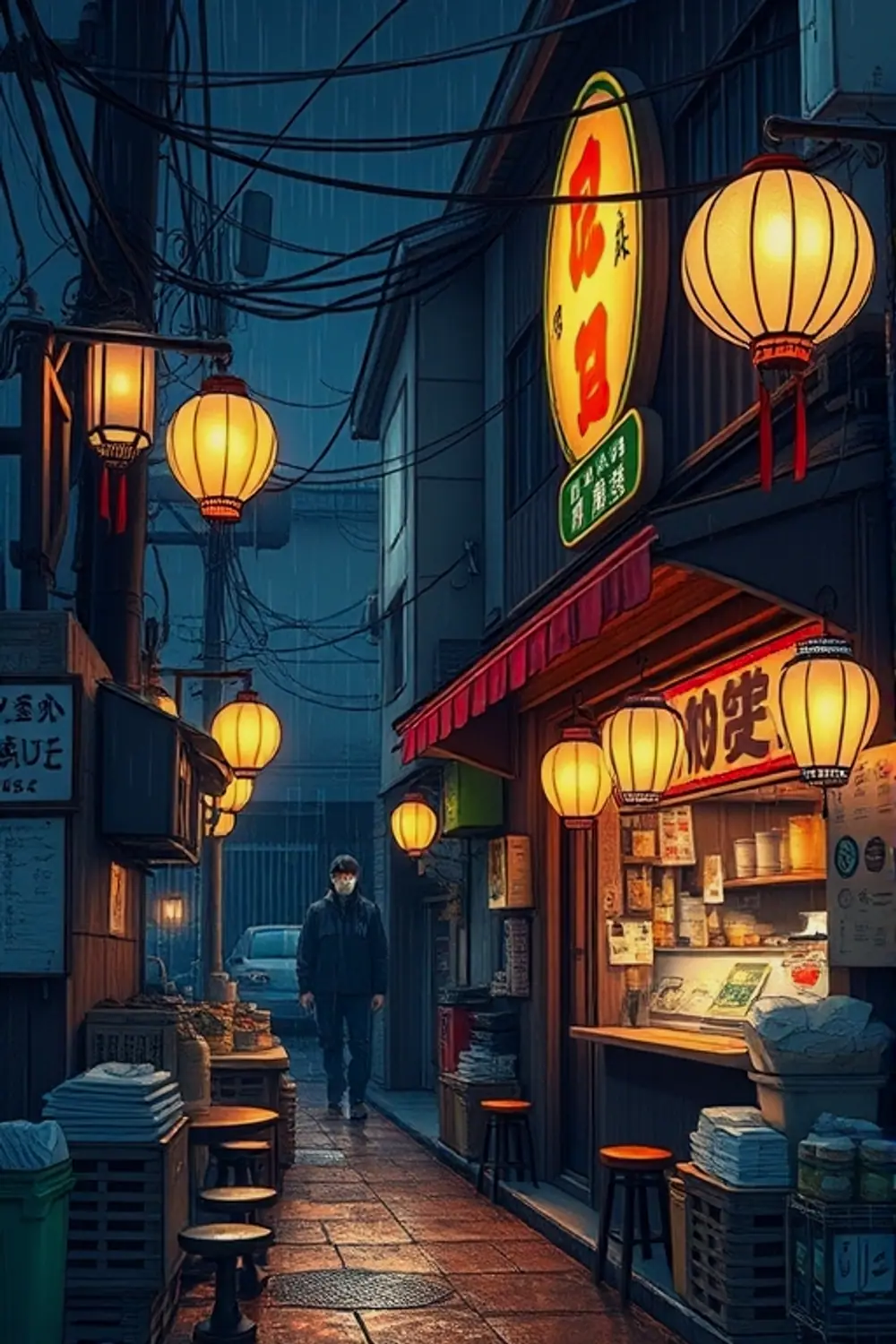 Tokyo Night Slice of Life - ai prompt image generator output target