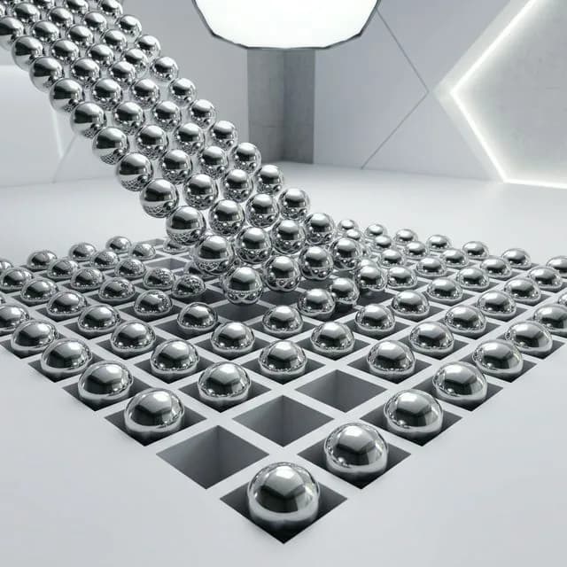Abstract Chrome Geometry