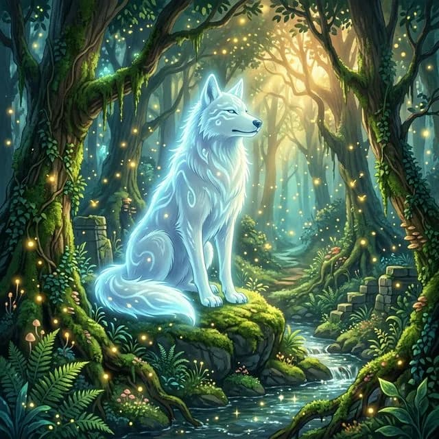 Ancient Forest Spirit - ai prompt image generator example