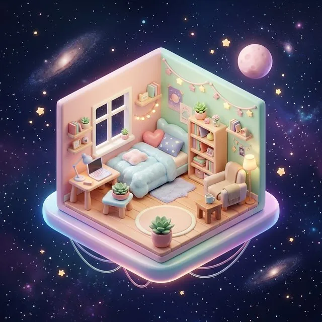 Isometric Micro World - ai prompt image generator example