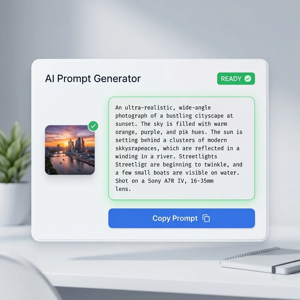 AI artwork generated from the extracted text prompt