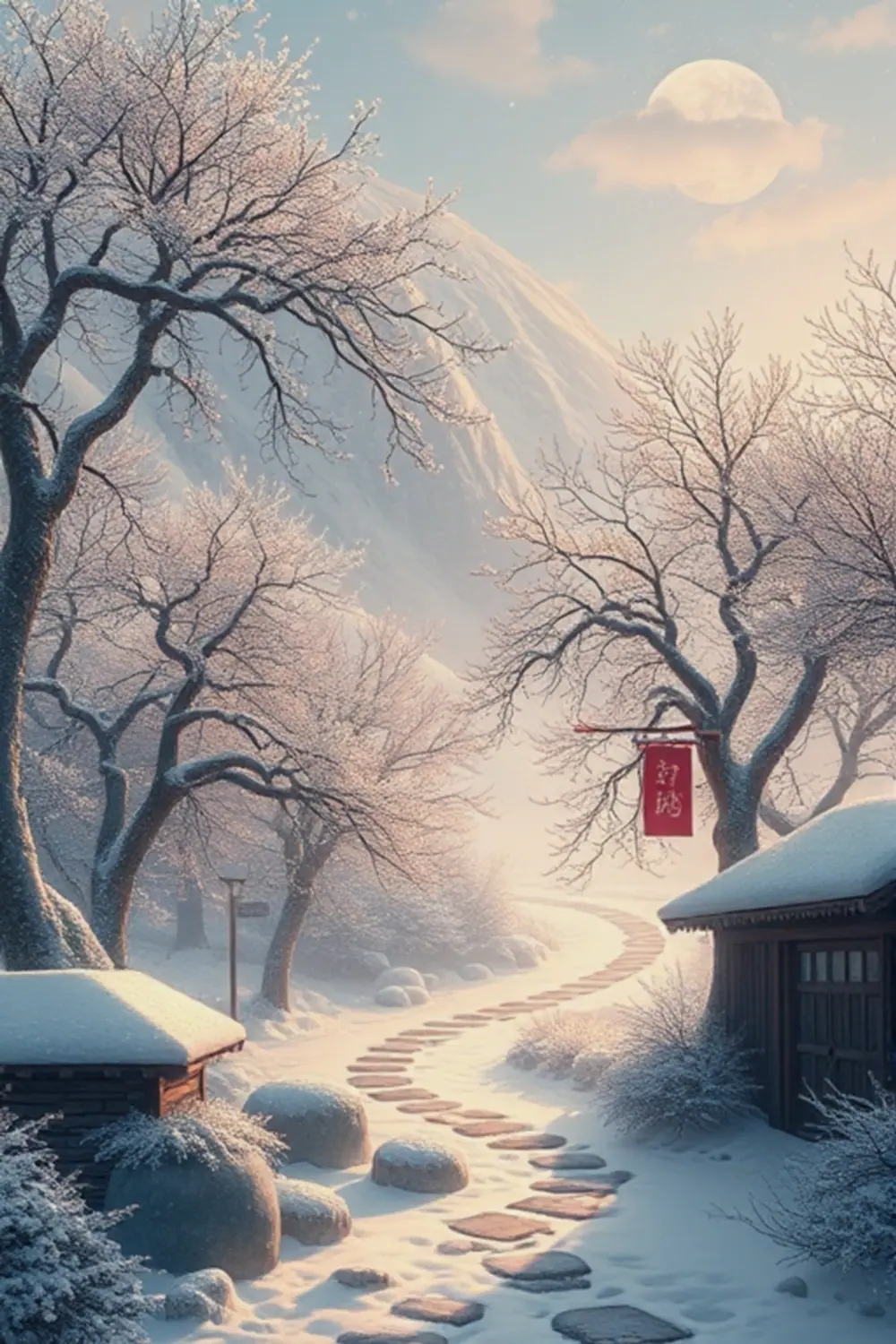 微距雪花 - ai prompt image generator output target