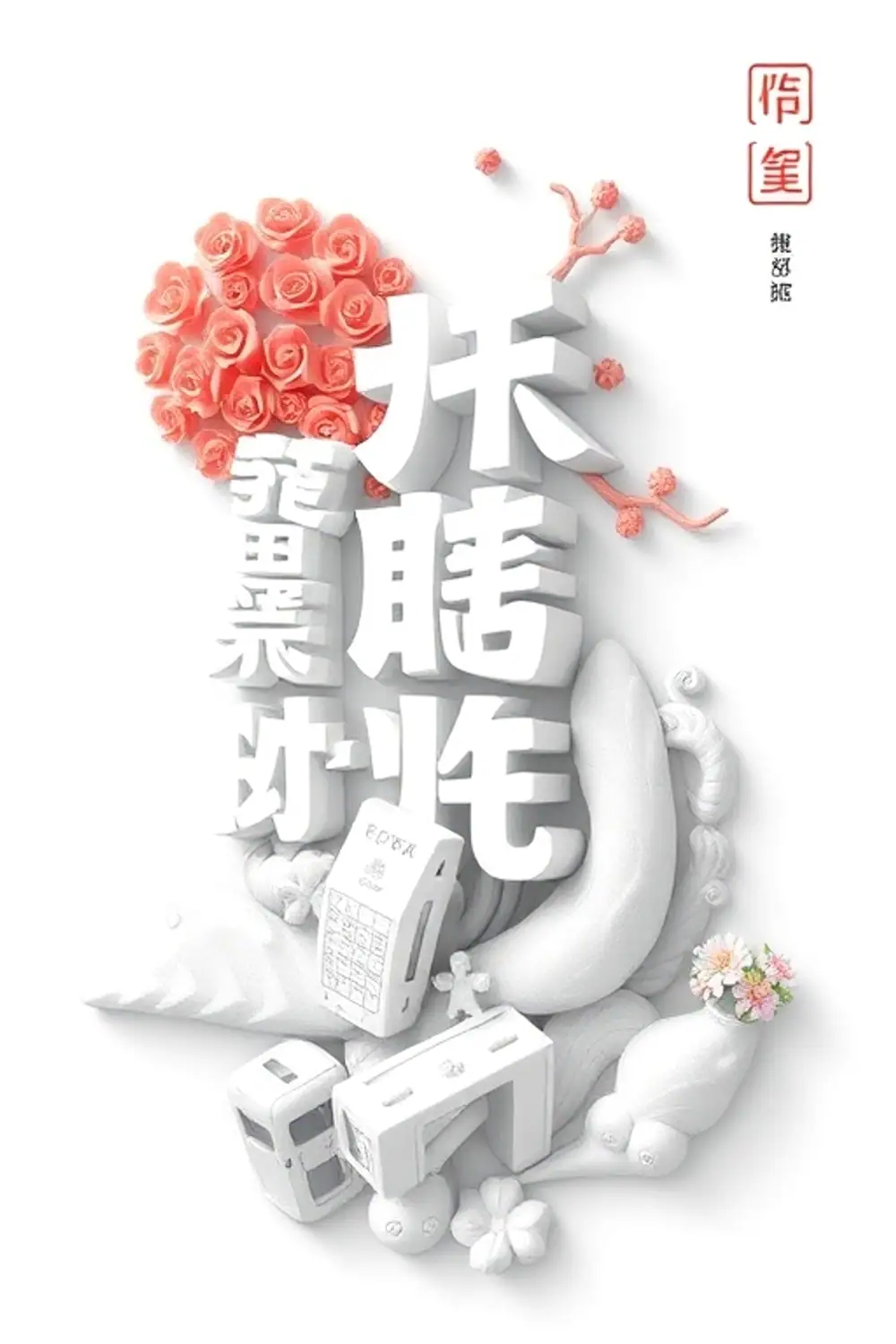 抽象玻璃幾何 - ai prompt image generator output target