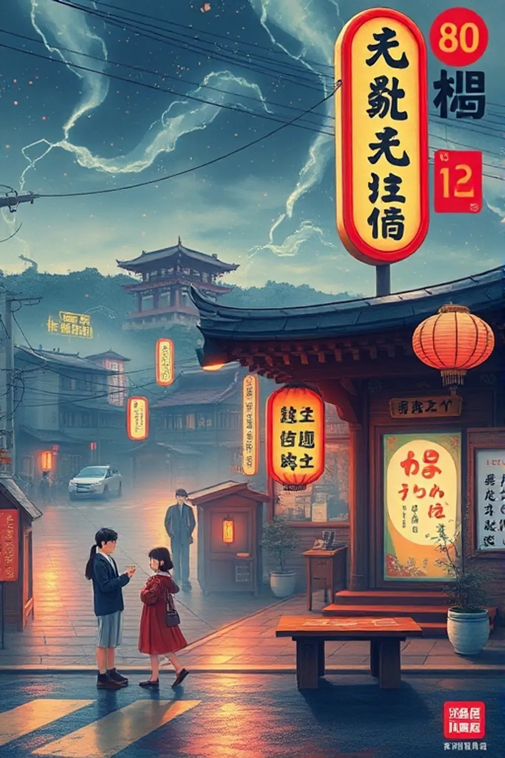 東京夜晚的生活片段 - ai prompt image generator output target