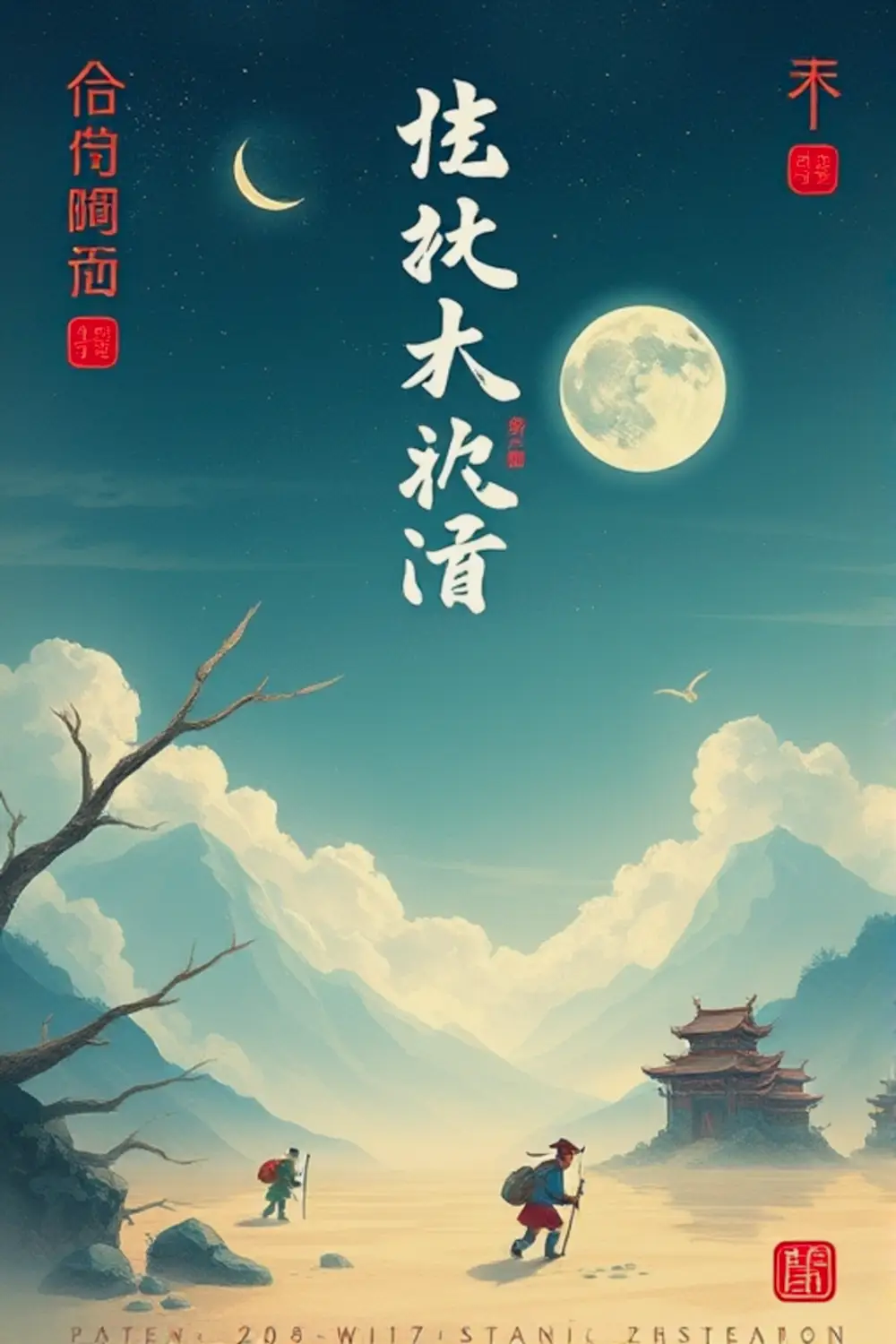 超现实漂浮岛屿 - ai prompt image generator output target