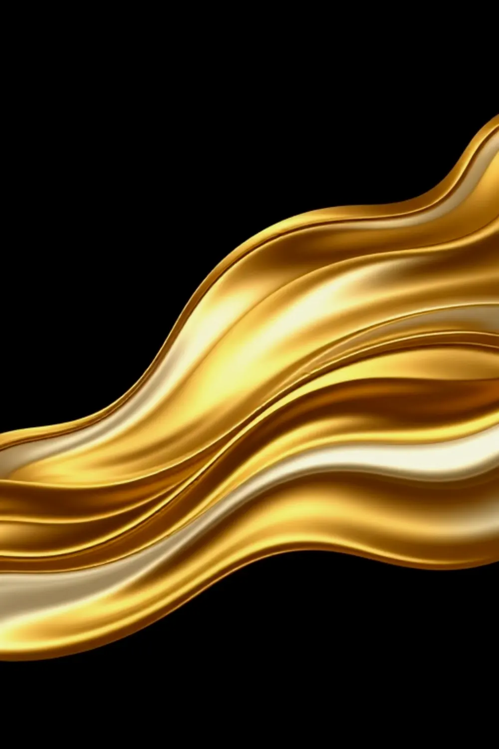 Abstraktes flüssiges Gold - ai prompt image generator output target