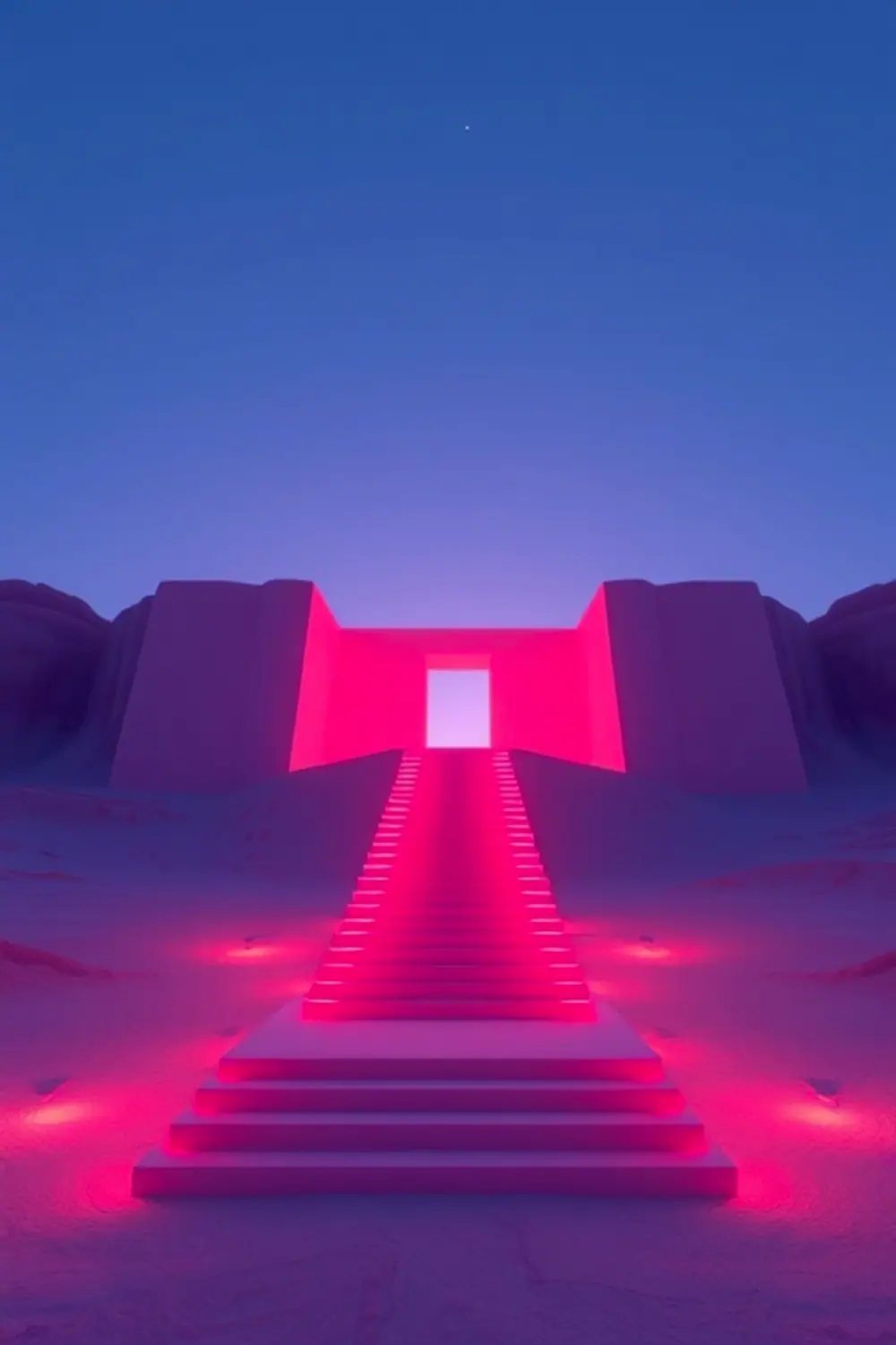 Arquitectura Monumental Surrealista - ai prompt image generator output target