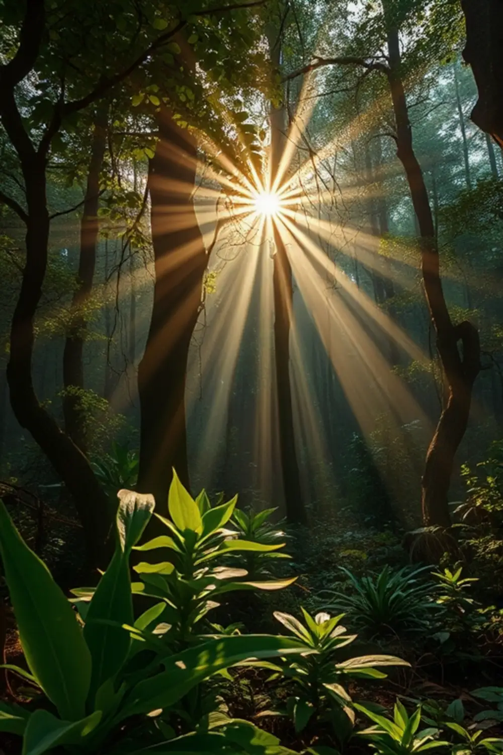 Bosque Etéreo Escénico - ai prompt image generator output target