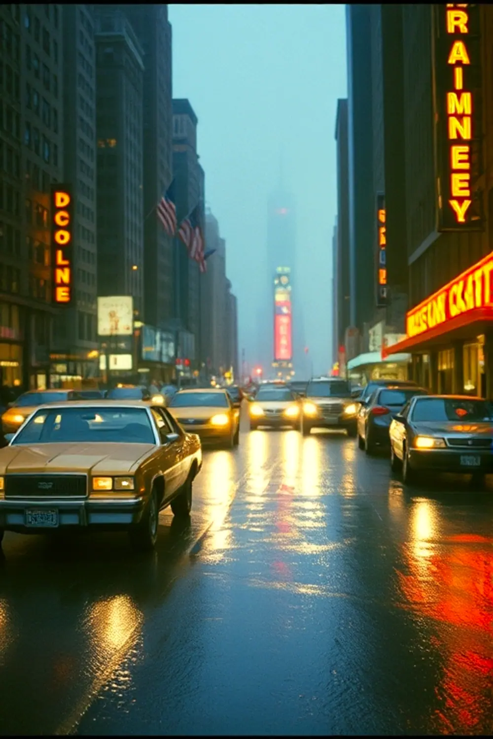 Calle Vintage de Nueva York - ai prompt image generator output target
