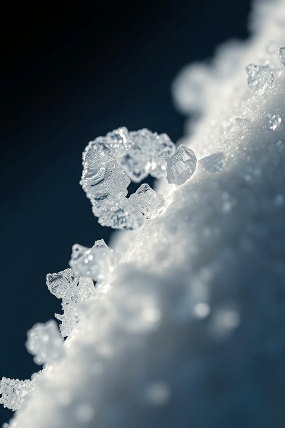 Copos de Nieve en Macro - ai prompt image generator output target