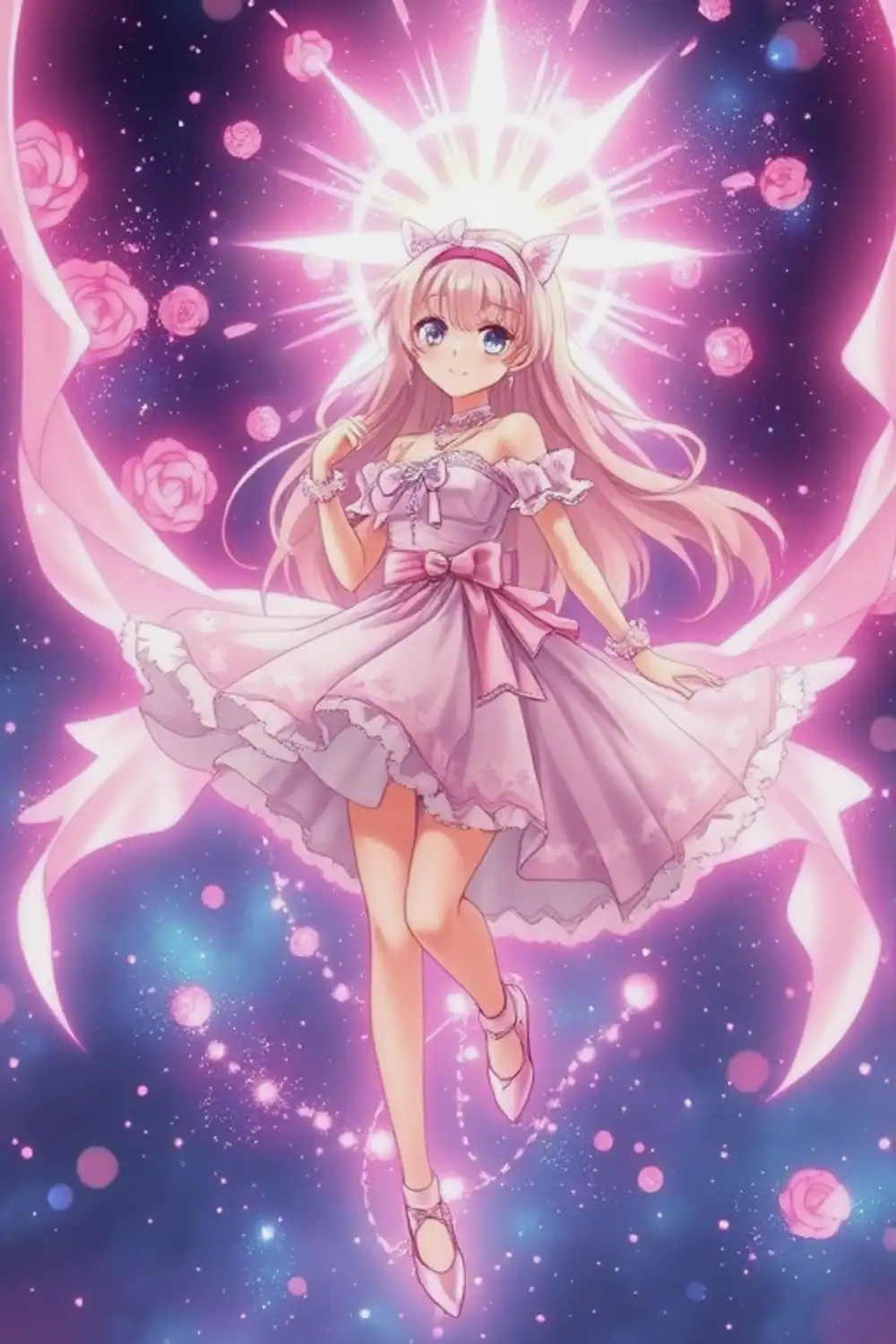 Escena de Chica Mágica - ai prompt image generator output target