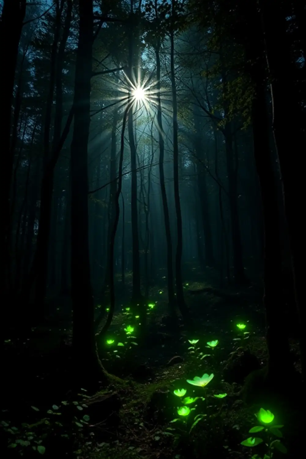 Foresta Eterea Scenica - ai prompt image generator output target