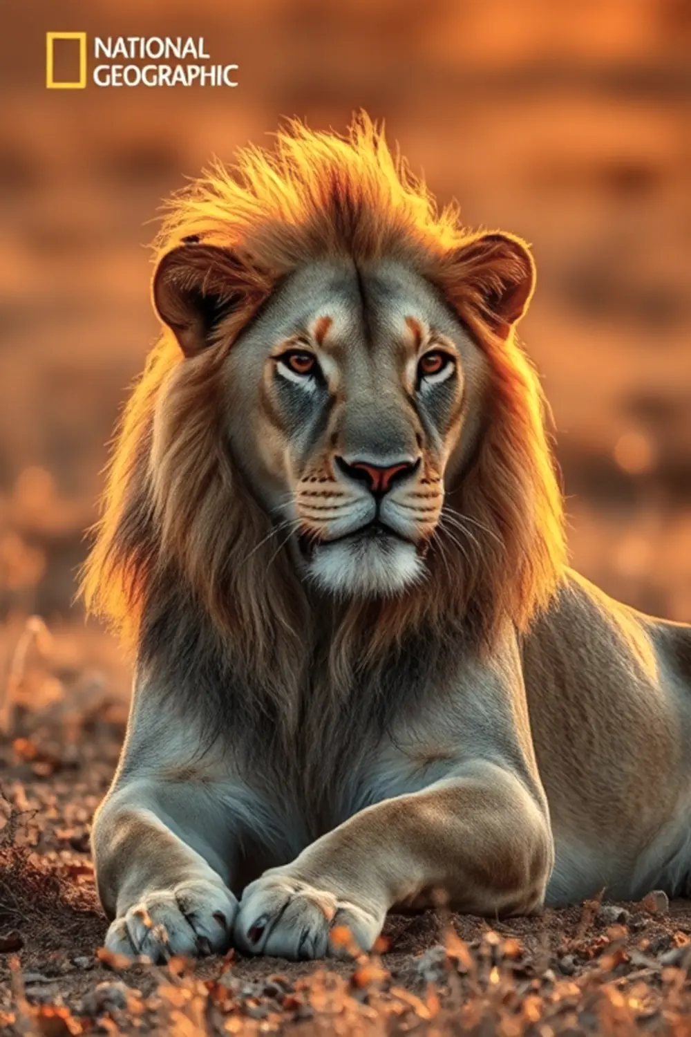 Löwe der Savanne - ai prompt image generator output target