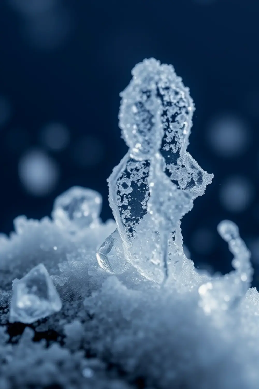 Macro Fiocchi di Neve - ai prompt image generator output target