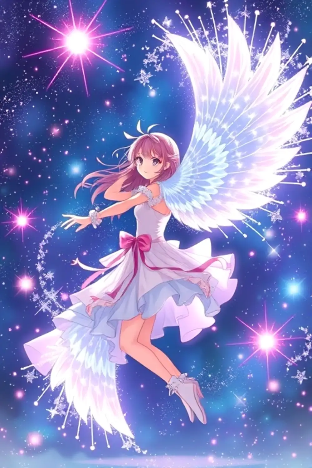 Magical Girl Szene - ai prompt image generator output target