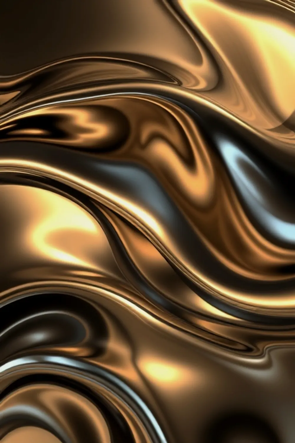 Oro Líquido Abstracto - ai prompt image generator output target