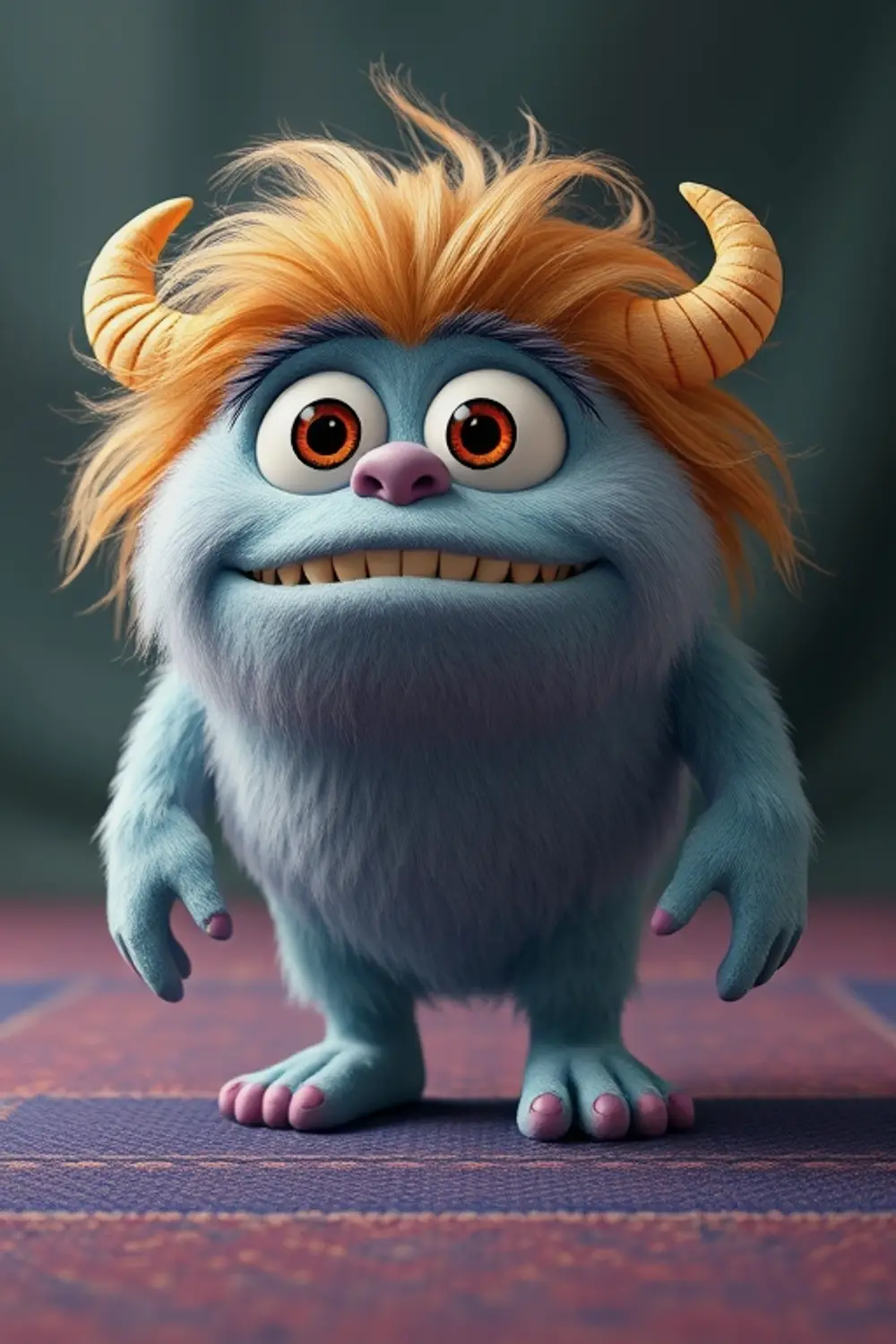 Personagem 3D Fofinho - ai prompt image generator output target