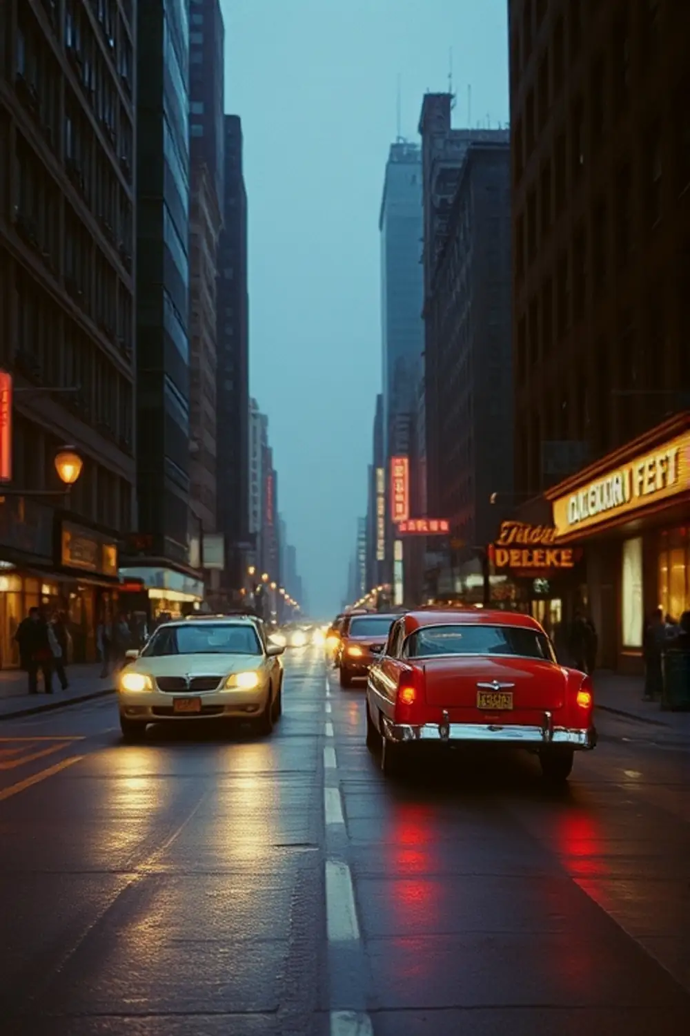 Rua Vintage de NYC - ai prompt image generator output target