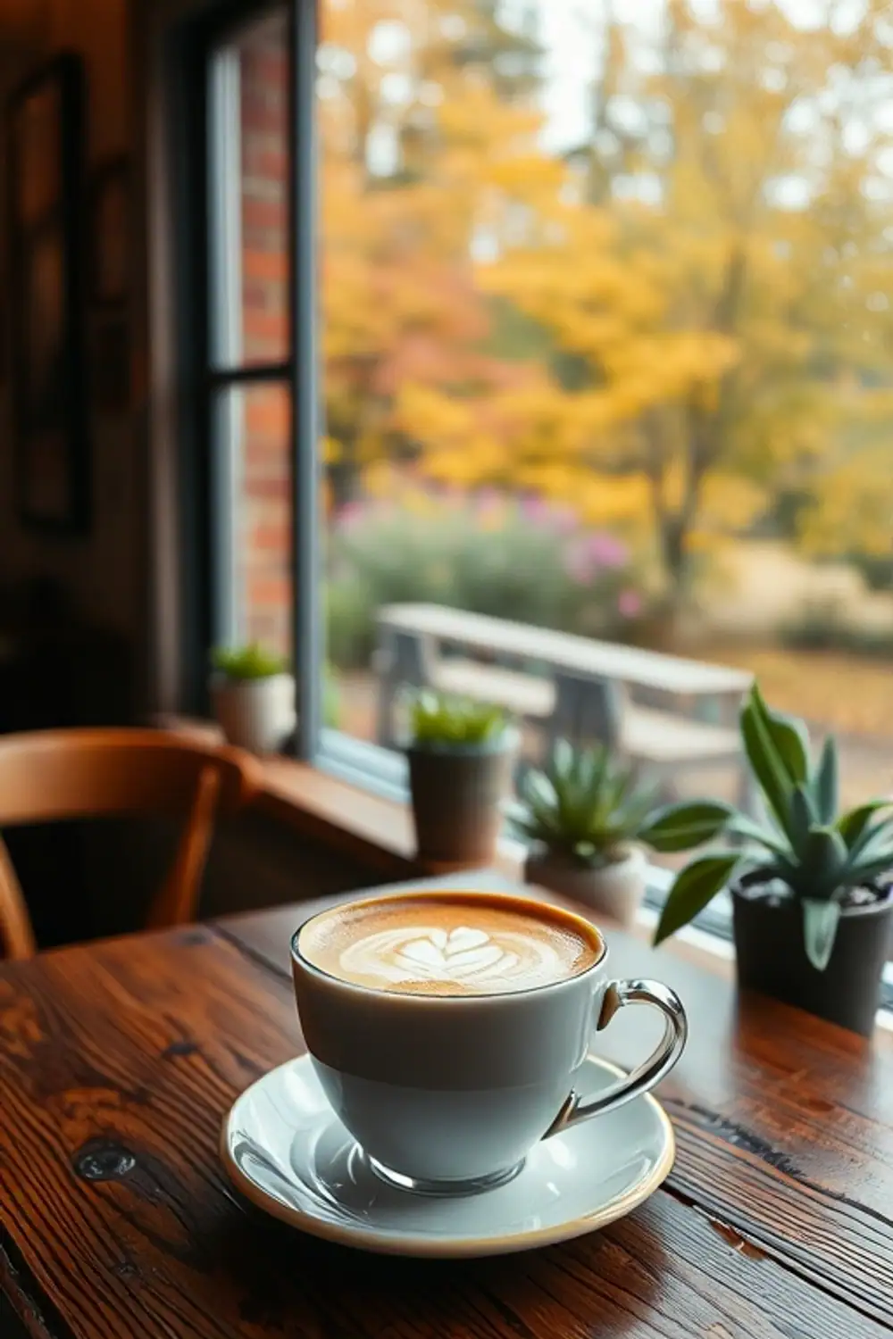 Rustikales Café - ai prompt image generator output target