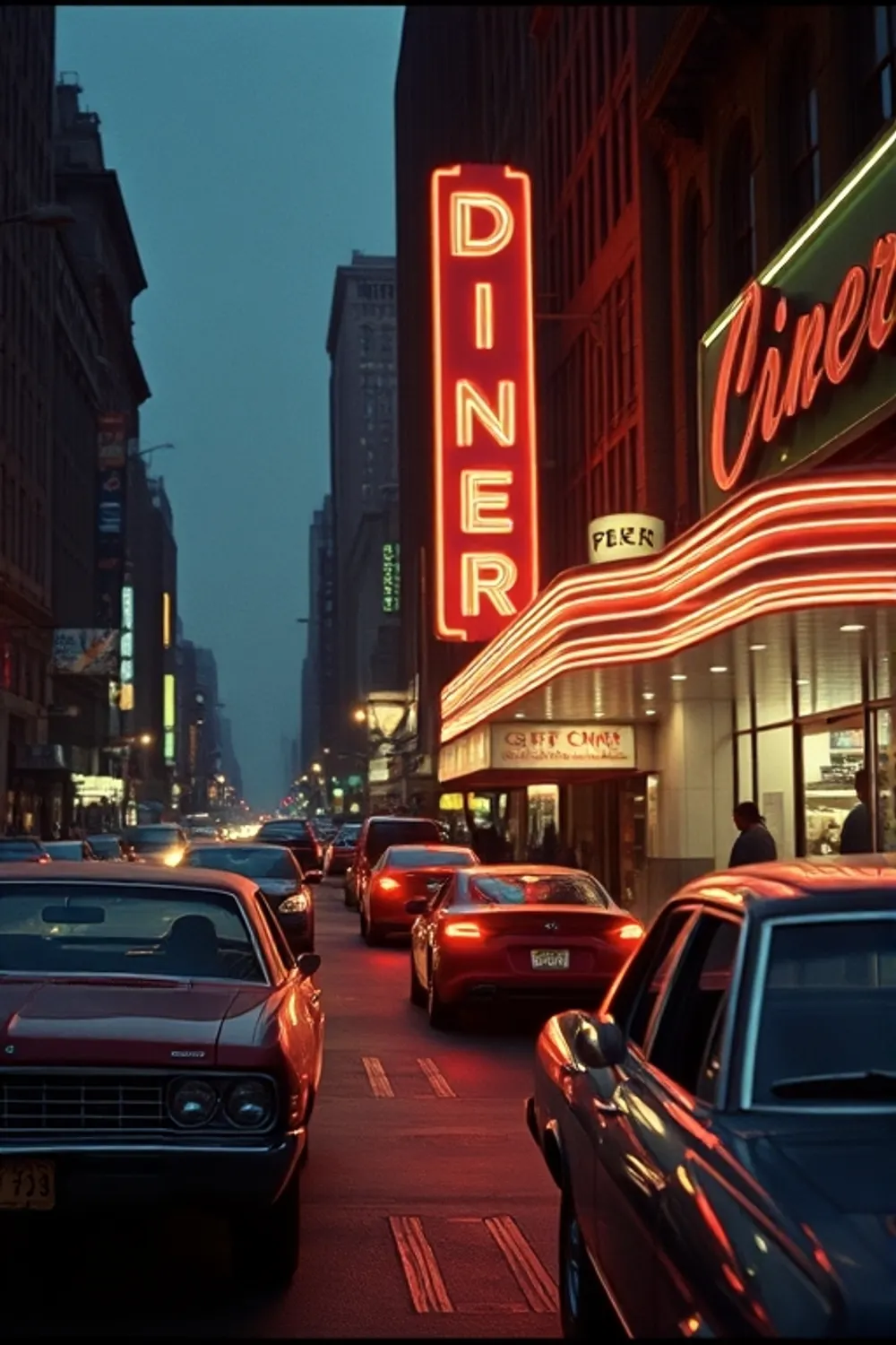 Strada Vintage di New York - ai prompt image generator output target