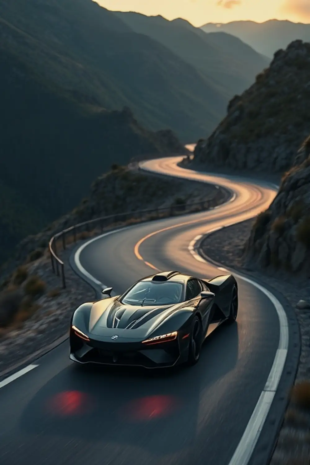 Supercar Futurístico - ai prompt image generator output target