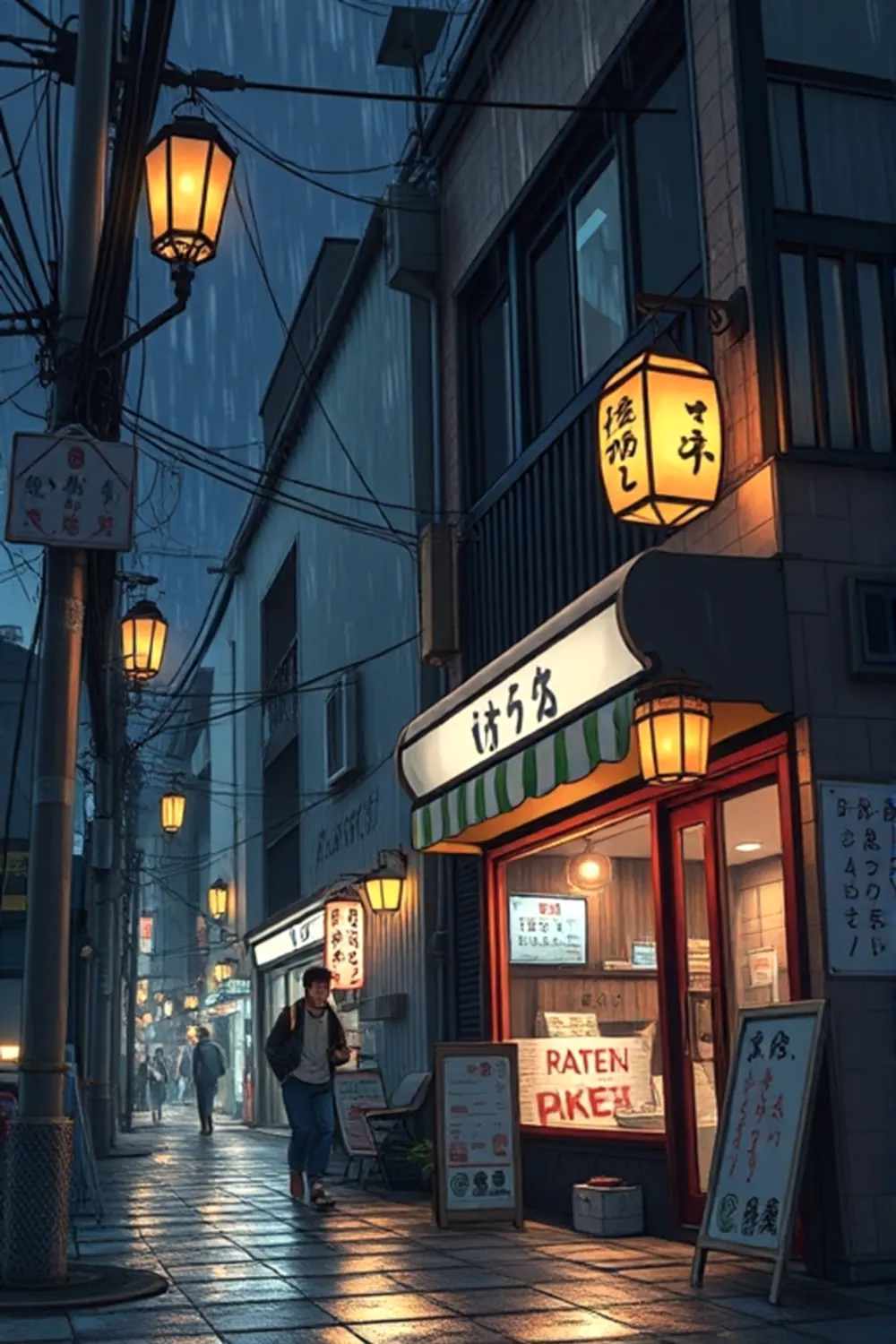 Tokyo Notte: Scorcio di Vita - ai prompt image generator output target